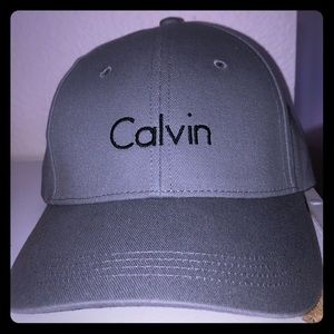 Grey Calvin Klein hat